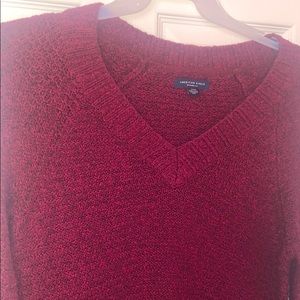 AE Jegging Fit Long Tie-Up V-Neck Sweater/Tunic